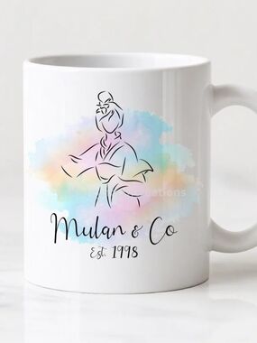 Disney Mulan Princess Ceramic Mug